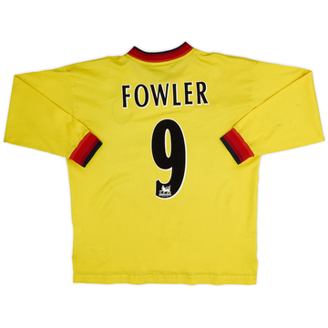 1997-99 Liverpool Maillot Extérieur ML Fowler #9 - 7/10 - (XL)