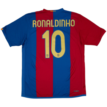 2006-07 Barcelona Maillot domicile Ronaldinho #10 - 6/10 - (S)
