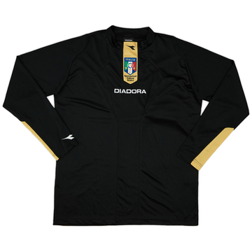 2007-09 Italy Diadora Maillot Arbitre ML - 8/10 - (M)