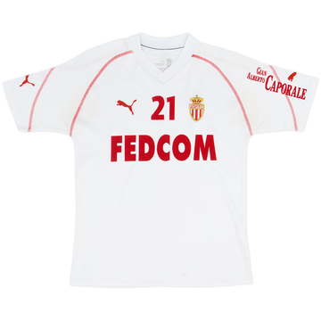 2001-02 Monaco Puma Maillot d'entraînement version joueur #21 - 6/10 - (M)