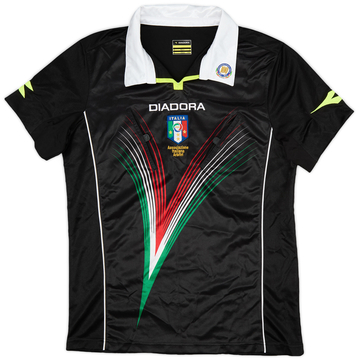 2012-13 Italy Diadora Maillot arbitre ML - 8/10 - (S)