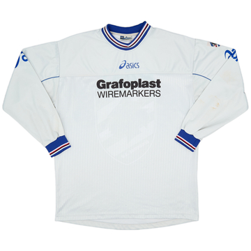 2001-02 Sampdoria Asics Maillot d'entraînement ML - 9/10 - (XL)