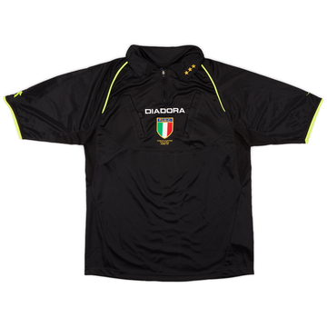 2007-09 Italy Diadora Maillot Arbitre ML - 8/10 - (M)