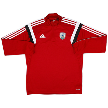 2014-15 West Brom adidas Haut de training 1/4 de zip - 9/10 - (L)