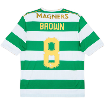 2017-18 Celtic 'Lisbon Lions 50th Anniversary' Maillot domicile Marron #8