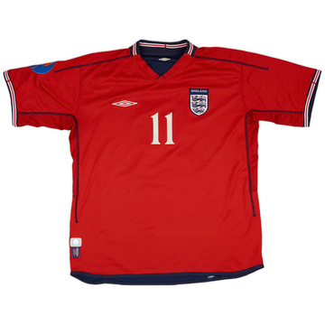 2002-04 England U-19 Maillot extérieur de match #11