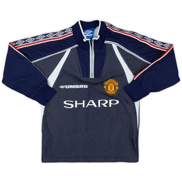 1998-99 Manchester United Maillot GK - 9/10 - (6-7 ans)