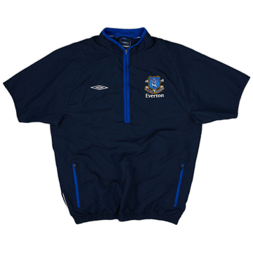 2005-06 Everton Umbro Haut d'entraînement 1/2 Zip MC - 9/10 - (S)