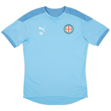 2019-20 Melbourne City Puma Maillot d'entraînement version joueur #38 - 9/10 - (L)