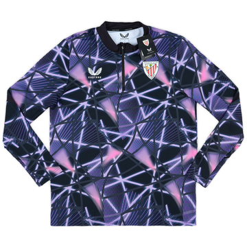 2024-25 Athletic Bilbao Castore Haut avant-match 1/4 zip