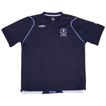 2006-07 Everton Umbro Polo d'entraînement 1/4 zip - 9/10 - (XXL)