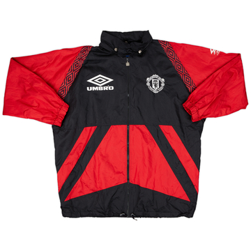 1995-97 Manchester United Umbro Veste imperméable à capuche - 6/10 - (L)