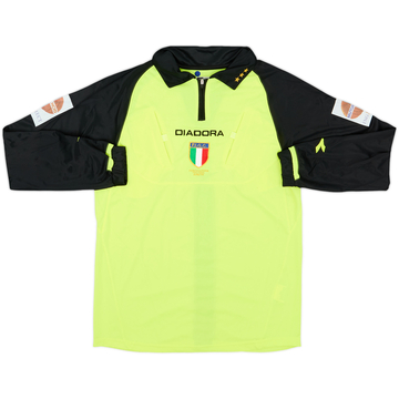 2000s Italy Diadora Maillot Arbitre Manches Longues - 8/10 - (M)