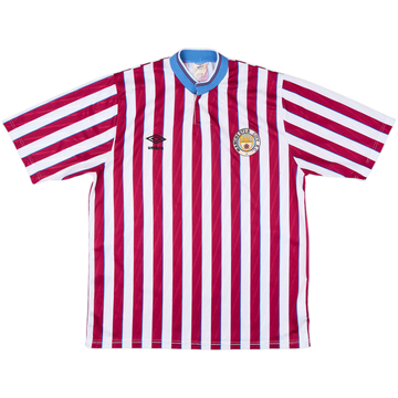 Maillot extérieur Manchester City 1988-90 - 6/10 - (L)