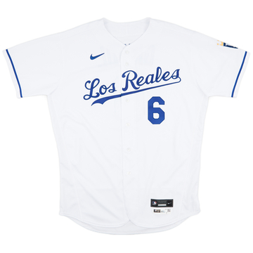 2021 Kansas City Royals Grifol #6 Nike Maillot domicile Game Issued (Excellent) XL