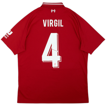 2018-19 Liverpool Maillot Domicile Virgil #4