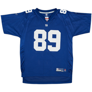 2008 New York Giants Boss #89 Reebok On Field Maillot domicile - 7/10 - (XL.Boys)