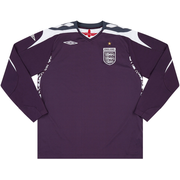 2007-09 England Maillot de gardien - 8/10 - (XL)