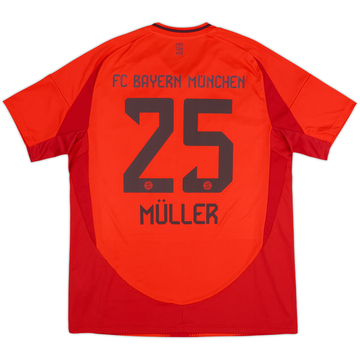 2024-25 Bayern Munich Home Shirt Muller #25 - 10/10 - (L)