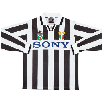 1995-97 Juventus Maillot Domicile Manches Longues - 8/10 - (S)