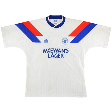 1990-92 Rangers Maillot Extérieur - 6/10 - (L)