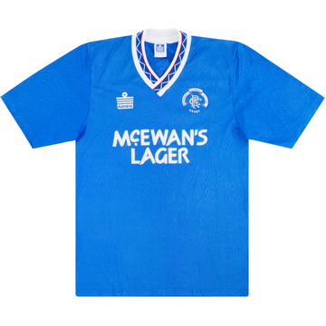 Maillot domicile Rangers 1990-92 - 6/10 - (L)