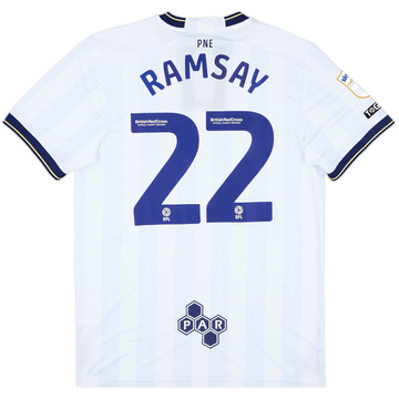 2023-24 Preston North End maillot de match domicile Ramsay #22