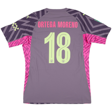 2023-24 Manchester City Maillot de match Carabao Cup GK Ortega Moreno #18