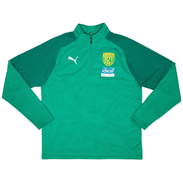 2018-19 West Brom Puma Haut d'entraînement 1/4 Zip - 9/10 - (L)