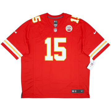2017-25 Kansas City Chiefs Mahomes #15 Nike Maillot Domicile (XXL)
