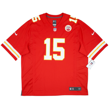 2017-25 Kansas City Chiefs Mahomes #15 Nike Maillot Domicile (XXL)