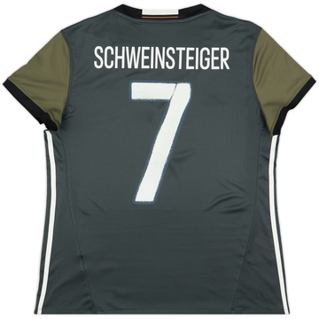 2015-17 Germany Maillot extérieur Schweinsteiger #7 - 10/10 - (XXL Femme)