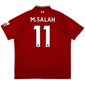 2018-19 Liverpool Maillot Domicile M.Salah #11 - 5/10 - (XL)