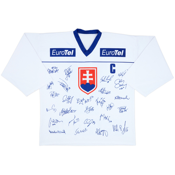 2002 Slovakia Satan #18 Maillot domicile signé - 8/10 - (XL)