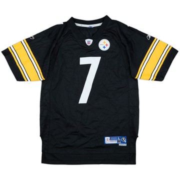 2005-06 Pittsburgh Steelers Roethlisberger #7 Maillot domicile Reebok Premier - 6/10 - (L.Boys)