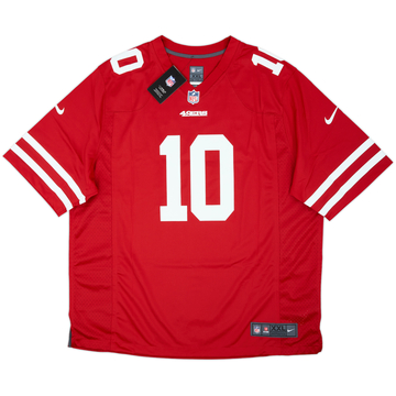 2017-21 San Francisco 49ers Garoppolo #10 Nike Maillot Domicile Game (XXL)