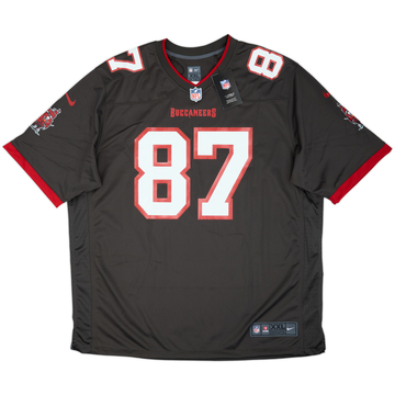 2020-21 Tampa Bay Buccaneers Gronkowski #87 Nike Maillot alternatif (XXL)
