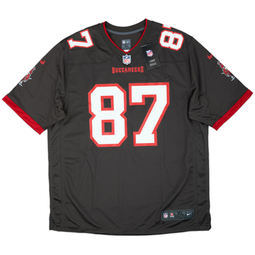 2020-21 Tampa Bay Buccaneers Gronkowski #87 Nike Maillot de match alternatif (XL)