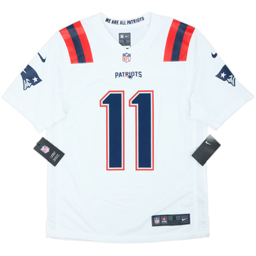 2020 New England Patriots Edelman #11 Nike Maillot de match extérieur (S)