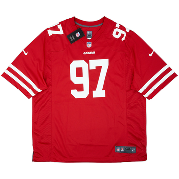 2019-21 San Francisco 49ers Bosa #97 Nike Game Maillot Domicile (XXL)